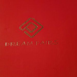 Dream pairs gold platform wedges